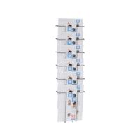 6 COMPARTMENT WIRE LIT HOLDER A4