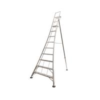 ADJUSTABLE 9 TREAD TRIPOD LADDER