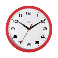 ACCTIM AYLESBURY WALL CLOCK RED