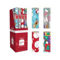 SANTA/FRIENDS WRAPPING PAPER 4M PK50