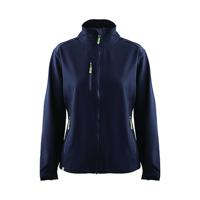 WOMENS NAVY SOFTSHELL JACKET 10