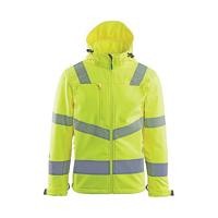 YLW HI-VIS SOFTSHELL JACKET L