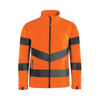 ORG HI-VIS SOFTSHELL JKT 2XL