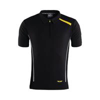 MENS BLACK POLO T-SHIRT L