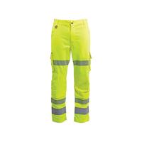 YLW HI-VIS CARGO TROUSERS 32R