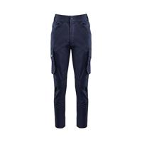 WOMENS NAVY CARGO TROUSERS 10R