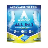 Astonish All in 1 Dishwasher Tablets Blue (Pack of 100) AST21073