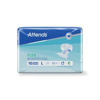 ATTENDS FLEX NAPPIES SZ 10L X2 PK22