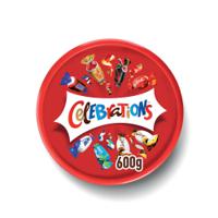 MARS CELEBRATIONS CHOCOLATE TUB 600G