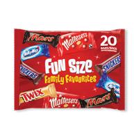 MARS FUNSIZE FAV MILK CHOC PK20