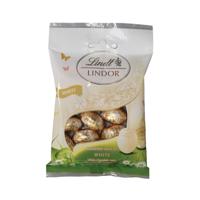 LINDT LINDOR MINI EGGS WHT CHOC 80G