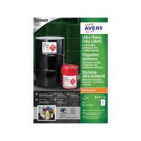 AVERY UHDUT LABELS 209X291MM PK20