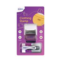 CLOTHING NAME STAMP 55X50MM WHITE