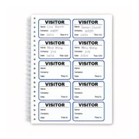 VISITOR SIGN-IN BOOK + 250 PPR BADGE