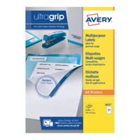 Avery Multi-Purpose Label 70x42.3mm 21TV per Sheet White Pk 100 Sheets 3652