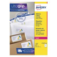 Avery Ultragrip Laser Labels 139x99.1mm White (Pack of 400) L7169-100