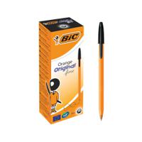 Bic Orange Fine Ballpoint Pen Black Ink 1199110114