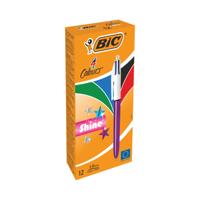 4 COLOUR SHINE BPEN PUR BARREL PK12