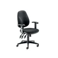 TESO HBK TASK CHAIR ADJ ARMS BLK