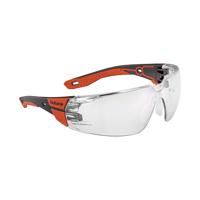 RUSH+ 2.0 SAF GLASSES CLEAR LENS M/L