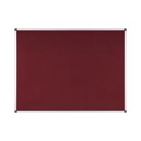 NOTICEBOARD 1200X900MM BURGUNDY