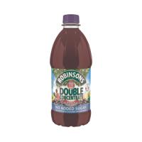 Robinsons NAS Double Concentrate Apple and Blackcurrant 1.75L (Pack of 2) 402047