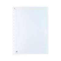 Oxford Quick in Punched Pockets A4 Clear (Pack of 100) 400012939