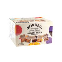 Border Biscuits Mini Packs 5 Varieties Twin Packs (Pack of 100) MP100