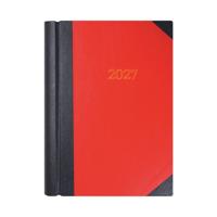COLLINS A4 DESK DIARY 2PPD BLK/RD 27
