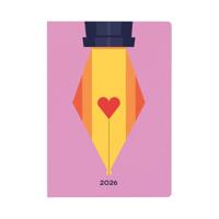COLLINS WTV DIARY PEACE/LOVE A5 26