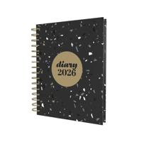 COLLINS DPP SCANDI DIARY BLACK A5 26