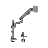 SINGLE POLE-MOUNTED MONITOR ARM BLK