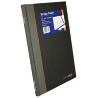 Ideal A4 Cashbook Casebound Single Cash 192 Pages Black 6421