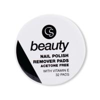 CS BEAUTY POLISH REMOVE PAD X32 PK12