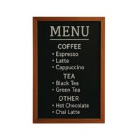 WALL MOUNT CHALKBOARD 600X800MM TEA
