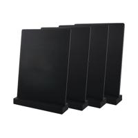 A5 COUNTERTOP CHALKBOARD BLK PK4