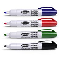 Show-me Eco Drywipe Markers Assorted (Pack of 4) STM4