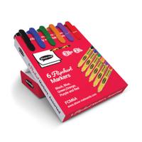 SHOW-ME FLIPCHART MARKERS AST PK6