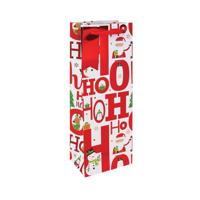 HOHOHO FESTIVE BOTTLE BAG PK12