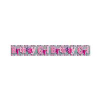 HAPPY BIRTHDAY GIRL PARTY BANNER PK6