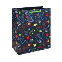GAMER GIFT BAG LARGE BLUE PK12