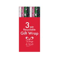 KIDS GIFTWRAP PAPER 3M AST PK49