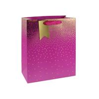 EUROWRAP OMBRE GIFT BAG LG PINK PK6