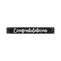 CONGRATULATIONS PARTY BANNER PK6
