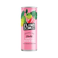 FLAWSOME APPLE/RHUBARB 250ML PK24