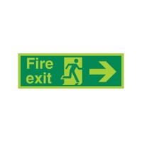 FIRE EXIT RMAN ARR R PLAS 450