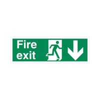 FIRE EXIT RMAN ARR DOWN PLAS 450