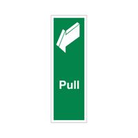 PULL SIGN SAVE VINYL 150X50MM