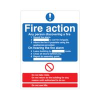FIRE ACTION STANDARD VINYL 300X250