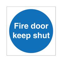 FIRE DOOR KEEP SHUT NO SYMBOL PK5